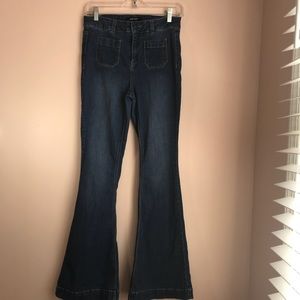 Wide leg Denim jeans
